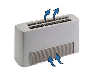 Вентилаторен конвектор за открит монтаж с челно засмукване FX – VB 330