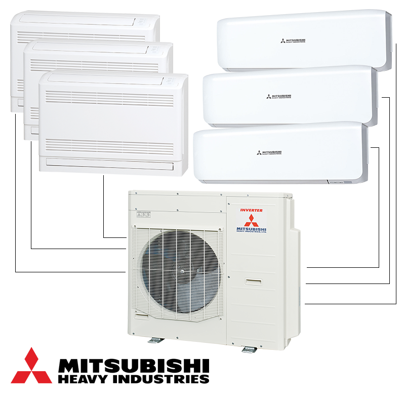 Външно тяло на мултисплит система Mitsubishi Heavy Industries SCM125ZM-S
