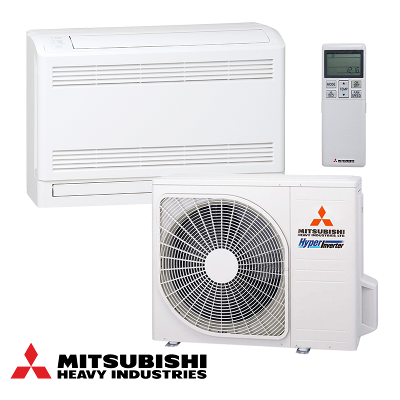 Инверторен климатик Mitsubishi Heavy Industries SRF50ZSX-W + SRC50ZSX-W – подово тяло