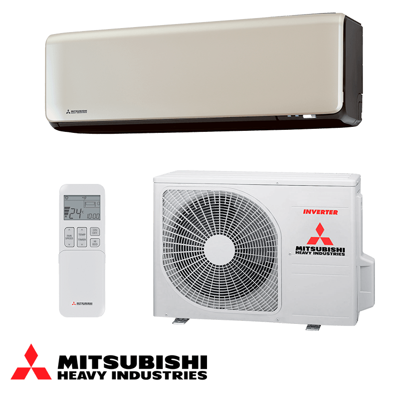 Инверторен климатик Mitsubishi Heavy Industries SRK 25 ZT-WFT + SRC 25 ZT-W – титаниев