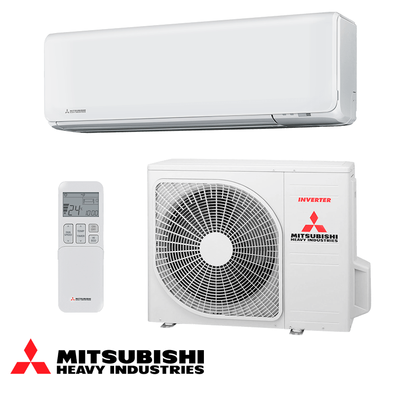 Инверторен климатик Mitsubishi Heavy Industries SRK 35 ZT-WF + SRC 35 ZT-W – бял