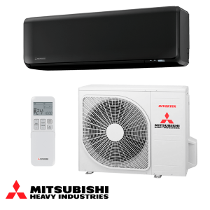 Инверторен климатик Mitsubishi Heavy Industries SRK 35 ZT-WFB + SRC 35 ZT-W - черен