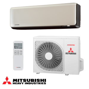 Инверторен климатик Mitsubishi Heavy Industries SRK 35 ZT-WFT + SRC 35 ZT-W - титаниев